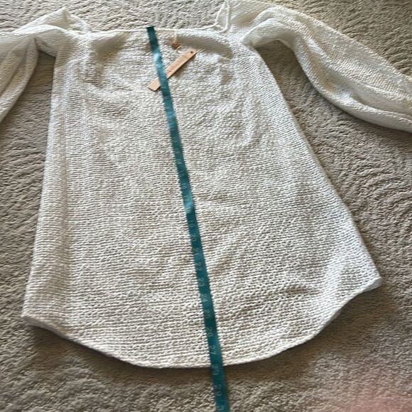 NWT Shakuhachi Off The Shoulder Sheer Dress Cover Up Small - Picture 15 of 17